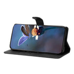For Samsung Galaxy S24 FE Case Wallet Leather Flip Phone Cover Skin-Touch Butterfly Flower Pattern