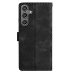 For Samsung Galaxy S24 FE Case Wallet Leather Flip Phone Cover Skin-Touch Butterfly Flower Pattern