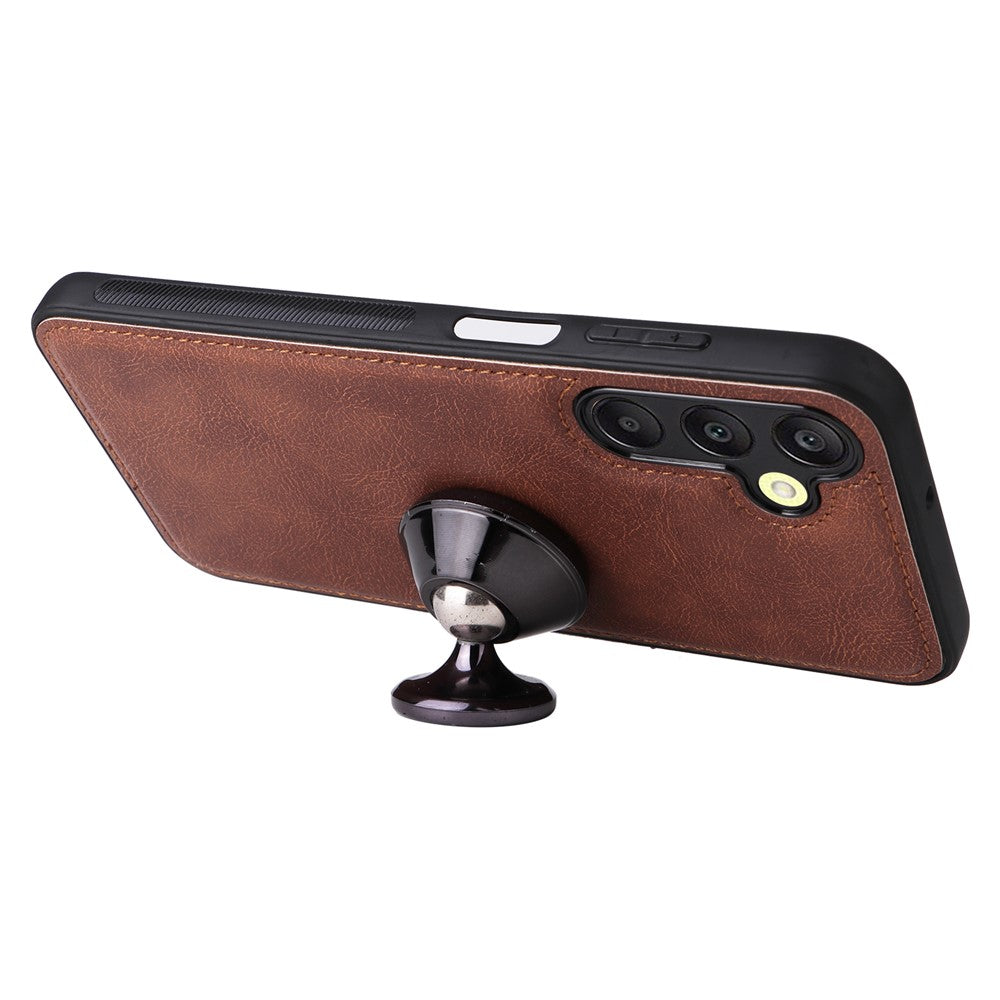 For Samsung Galaxy A25 5G (Global) (161.0 x 76.5 x 8.3mm) Case 2 in 1 Detachable Magnetic Leather Wallet Mobile Cover with Strap
