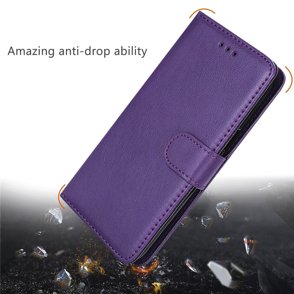 For Samsung Galaxy A25 5G (Global) (161.0 x 76.5 x 8.3mm) Case 2 in 1 Detachable Magnetic Leather Wallet Mobile Cover with Strap