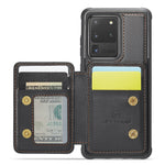 JEEHOOD J05 Samsung Galaxy S20 Ultra Cover i Læder med Aftagelig Magnetisk Kortholder