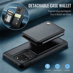 JEEHOOD J05 Samsung Galaxy S20 Ultra Cover i Læder med Aftagelig Magnetisk Kortholder