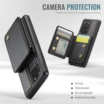 JEEHOOD J05 Samsung Galaxy S20 Ultra Cover i Læder med Aftagelig Magnetisk Kortholder
