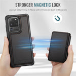 JEEHOOD J05 Samsung Galaxy S20 Ultra Cover i Læder med Aftagelig Magnetisk Kortholder