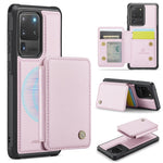 JEEHOOD J05 Samsung Galaxy S20 Ultra Cover i Læder med Aftagelig Magnetisk Kortholder