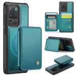 JEEHOOD J05 Samsung Galaxy S20 Ultra Cover i Læder med Aftagelig Magnetisk Kortholder