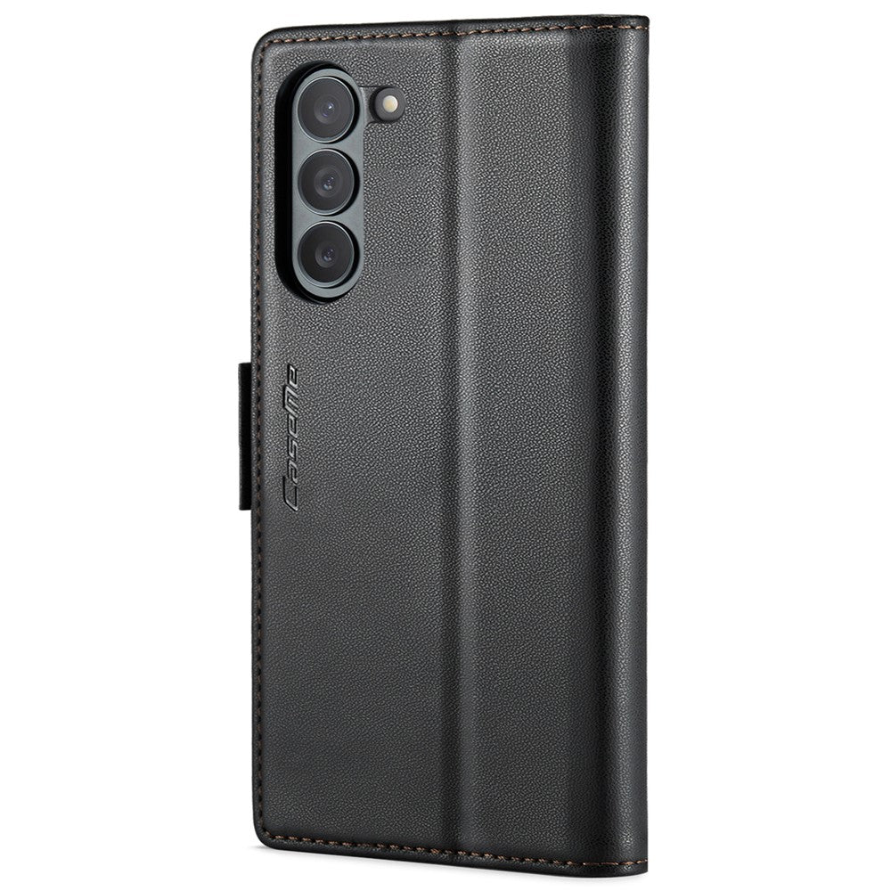 For Samsung Galaxy Z Fold6 5G Leather Case CASEME 023 RFID Blocking 3 Card Slot Mobile Cover