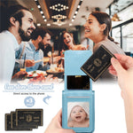 For Samsung Galaxy Z Flip7 FE 5G / Z Flip6 5G Case Leather+PC Phone Cover with Card Holder Long Strap