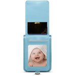 For Samsung Galaxy Z Flip7 FE 5G / Z Flip6 5G Case Leather+PC Phone Cover with Card Holder Long Strap