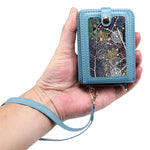 For Samsung Galaxy Z Flip7 FE 5G / Z Flip6 5G Case Leather+PC Phone Cover with Card Holder Long Strap