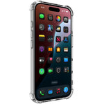 IMAK For iPhone 16 Clear Case Airbag Corners TPU Frame PC Back Cover