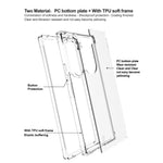 IMAK til Samsung Galaxy Z Fold6 5G Cover TPU Ramme PC Bagside Klart Telefoncover