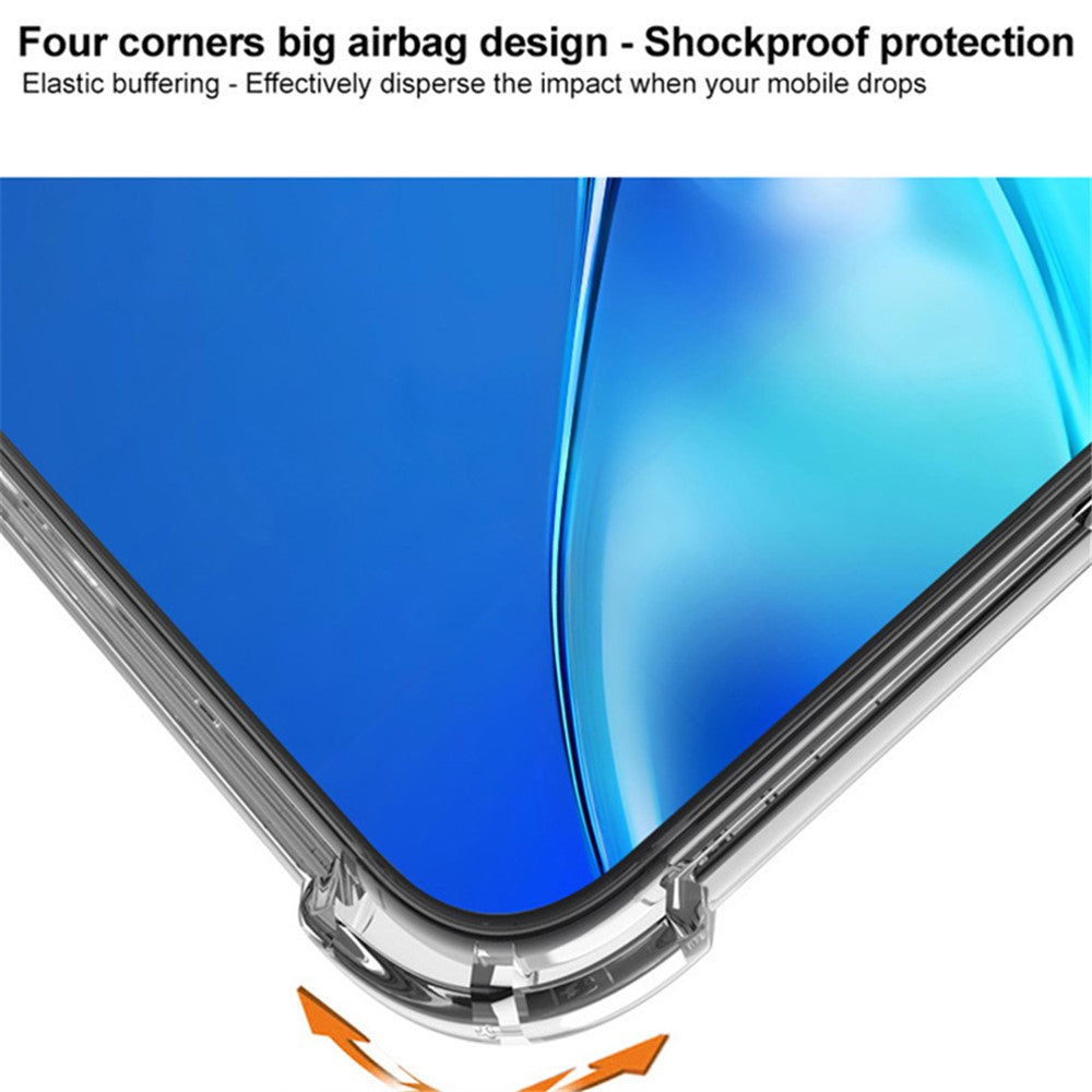IMAK til Samsung Galaxy Z Fold6 5G Cover TPU Ramme PC Bagside Klart Telefoncover