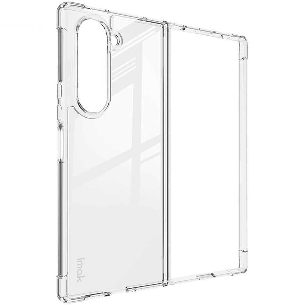 IMAK til Samsung Galaxy Z Fold6 5G Cover TPU Ramme PC Bagside Klart Telefoncover