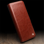 QIALINO For Huawei Pura 70 Ultra Wallet Case Genuine Cow Leather Flip Phone Cover