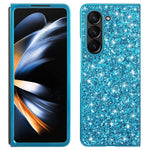 For Samsung Galaxy Z Fold6 5G Phone Case Glitter Electroplated TPU Frame PC Back Cover