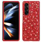 For Samsung Galaxy Z Fold6 5G Phone Case Glitter Electroplated TPU Frame PC Back Cover