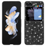 Til Samsung Galaxy Z Flip7 FE 5G / Z Flip6 5G Cover Elektropletteret TPU Ramme PC Bagside Glitter Telefoncover