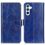 For Samsung Galaxy S24 FE Case Wallet Leather Phone Cover Crazy Horse Texture
