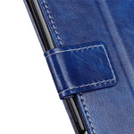 For Samsung Galaxy S24 FE Case Wallet Leather Phone Cover Crazy Horse Texture