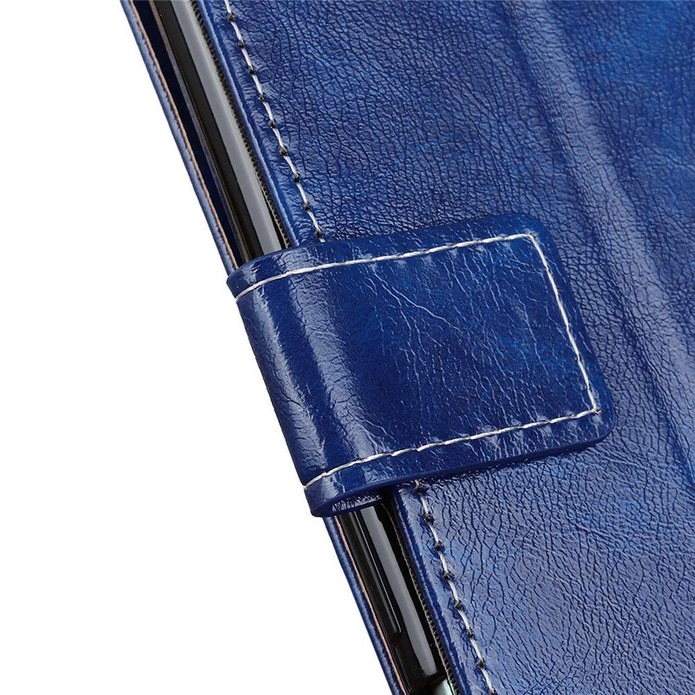 For Samsung Galaxy S24 FE Case Wallet Leather Phone Cover Crazy Horse Texture