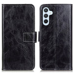 For Samsung Galaxy S24 FE Case Wallet Leather Phone Cover Crazy Horse Texture