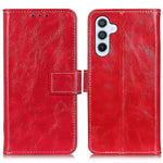 For Samsung Galaxy S24 FE Case Wallet Leather Phone Cover Crazy Horse Texture