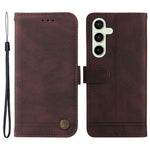 For Samsung Galaxy S24 FE Leather Wallet Cases Skin Touch Phone Cover Stand with Strap