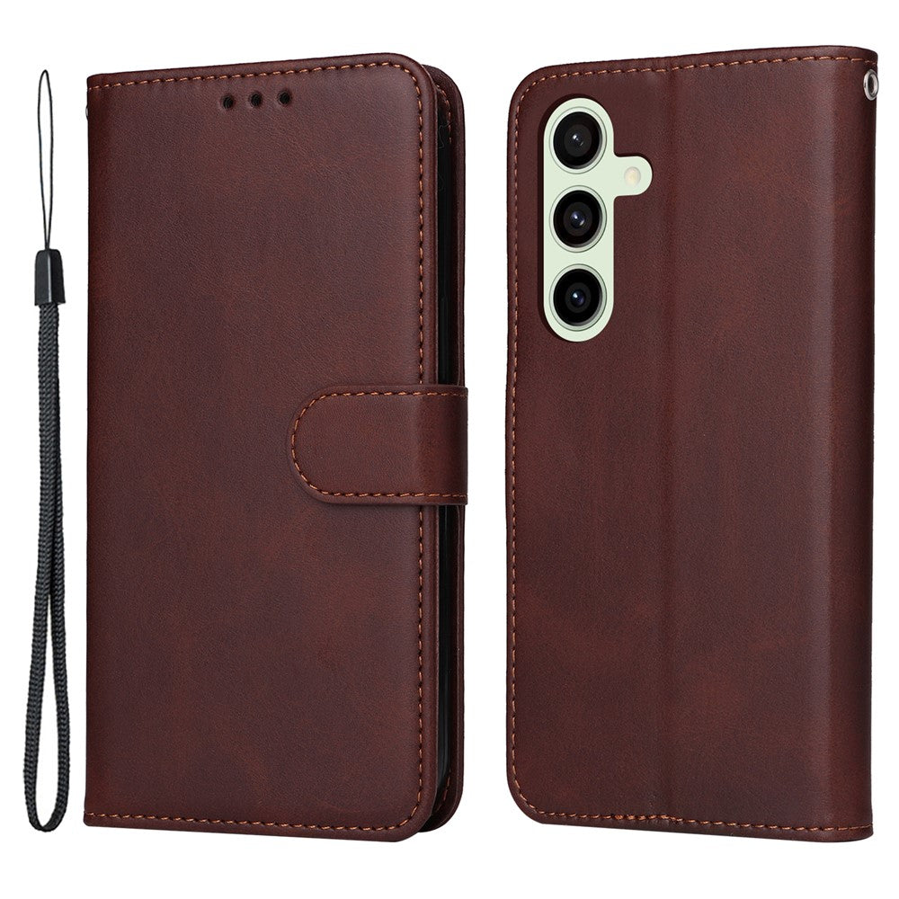 Til Samsung Galaxy S24 FE Pungcover i PU-læder med Standfunktion