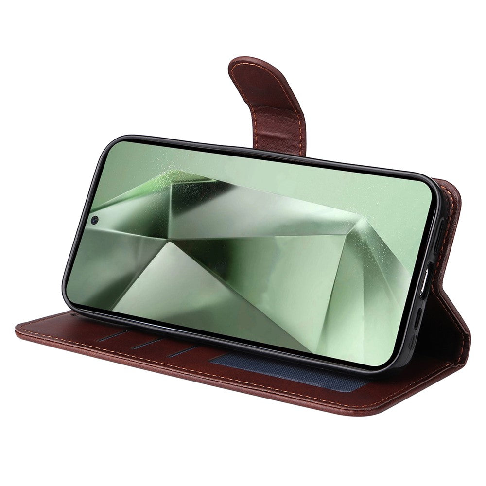 Til Samsung Galaxy S24 FE Pungcover i PU-læder med Standfunktion