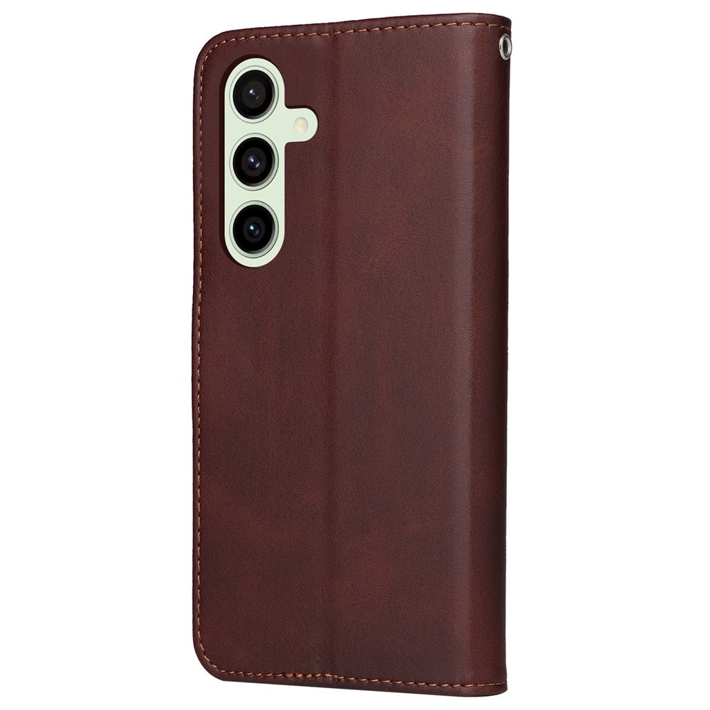 Til Samsung Galaxy S24 FE Pungcover i PU-læder med Standfunktion