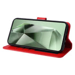 For Samsung Galaxy S24 FE Wallet Case Sunflower PU Leather Phone Cover