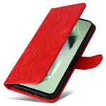 For Samsung Galaxy S24 FE Wallet Case Sunflower PU Leather Phone Cover
