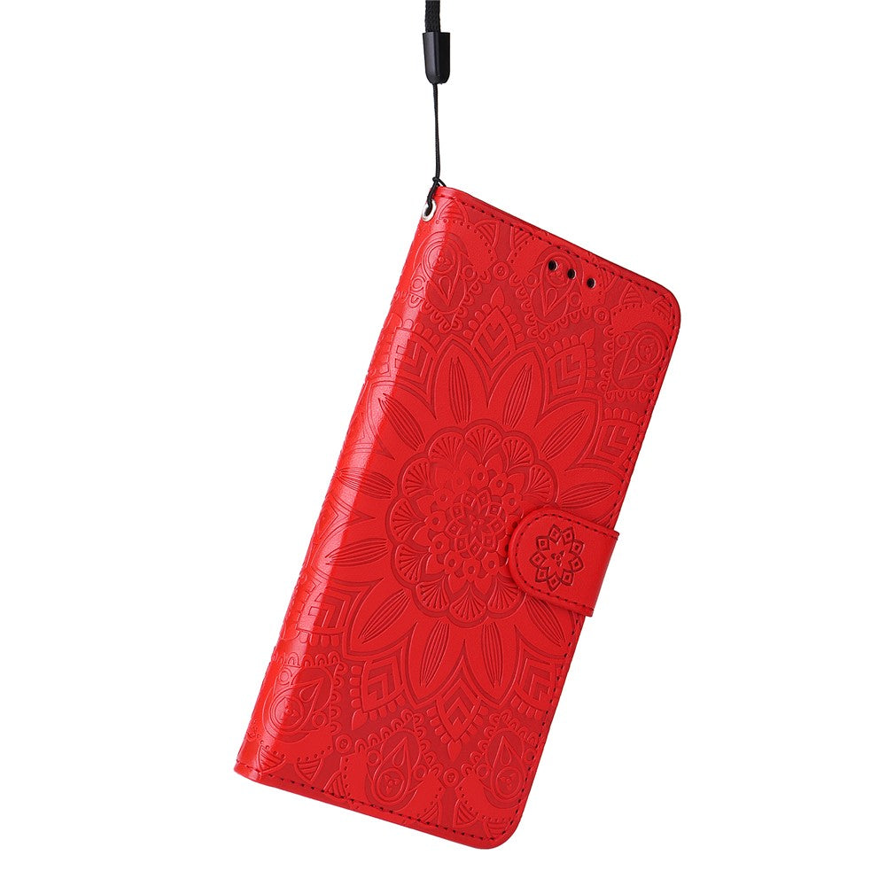 For Samsung Galaxy S24 FE Wallet Case Sunflower PU Leather Phone Cover