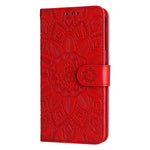 For Samsung Galaxy S24 FE Wallet Case Sunflower PU Leather Phone Cover