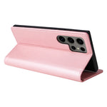 For Samsung Galaxy S24 Ultra Case RFID Blocking Wallet Leather Phone Cover