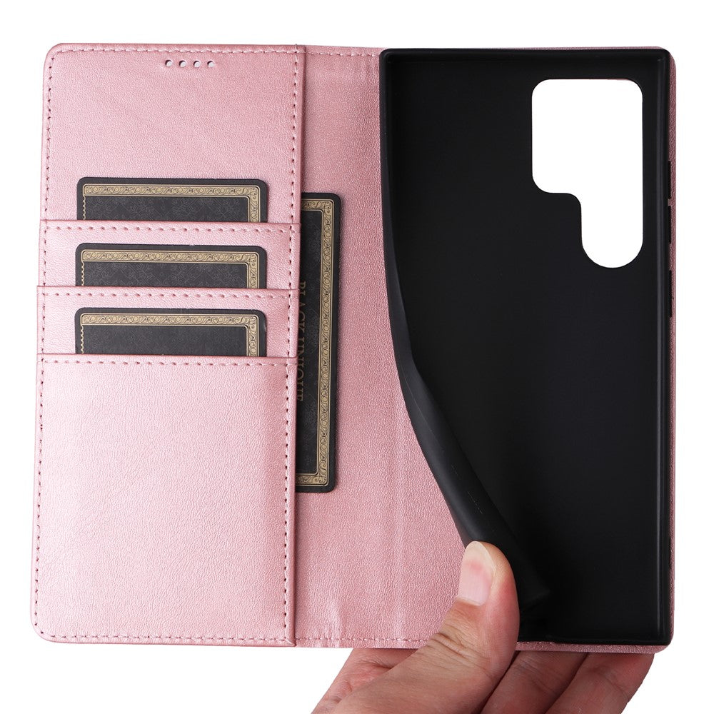 For Samsung Galaxy S24 Ultra Case RFID Blocking Wallet Leather Phone Cover