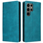 For Samsung Galaxy S24 Ultra Case RFID Blocking Wallet Leather Phone Cover