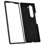 For Samsung Galaxy Z Fold6 5G Case Cowhide Texture Leather+PC Phone Cover Stitching Lines