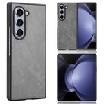 For Samsung Galaxy Z Fold6 5G Case Litchi Texture PU Leather + PC Phone Cover