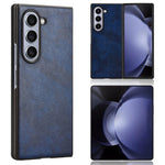 For Samsung Galaxy Z Fold6 5G Case Litchi Texture PU Leather + PC Phone Cover