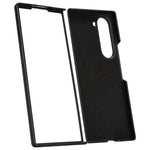 For Samsung Galaxy Z Fold6 5G Case Leather+PC+TPU Wristband Cover with Bottle Opener Ring