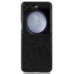 For Samsung Galaxy Z Flip7 FE 5G / Z Flip6 5G Case Litchi Texture Leather Hard PC Phone Cover