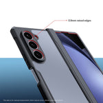 XUNDD For Samsung Galaxy Z Fold6 5G Case TPU+Acrylic Precise Cutouts Phone Cover with Screen Film / Protective Bar