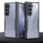 XUNDD For Samsung Galaxy Z Fold6 5G Case TPU+Acrylic Precise Cutouts Phone Cover with Screen Film / Protective Bar