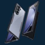XUNDD For Samsung Galaxy Z Fold6 5G Case TPU+Acrylic Precise Cutouts Phone Cover with Screen Film / Protective Bar