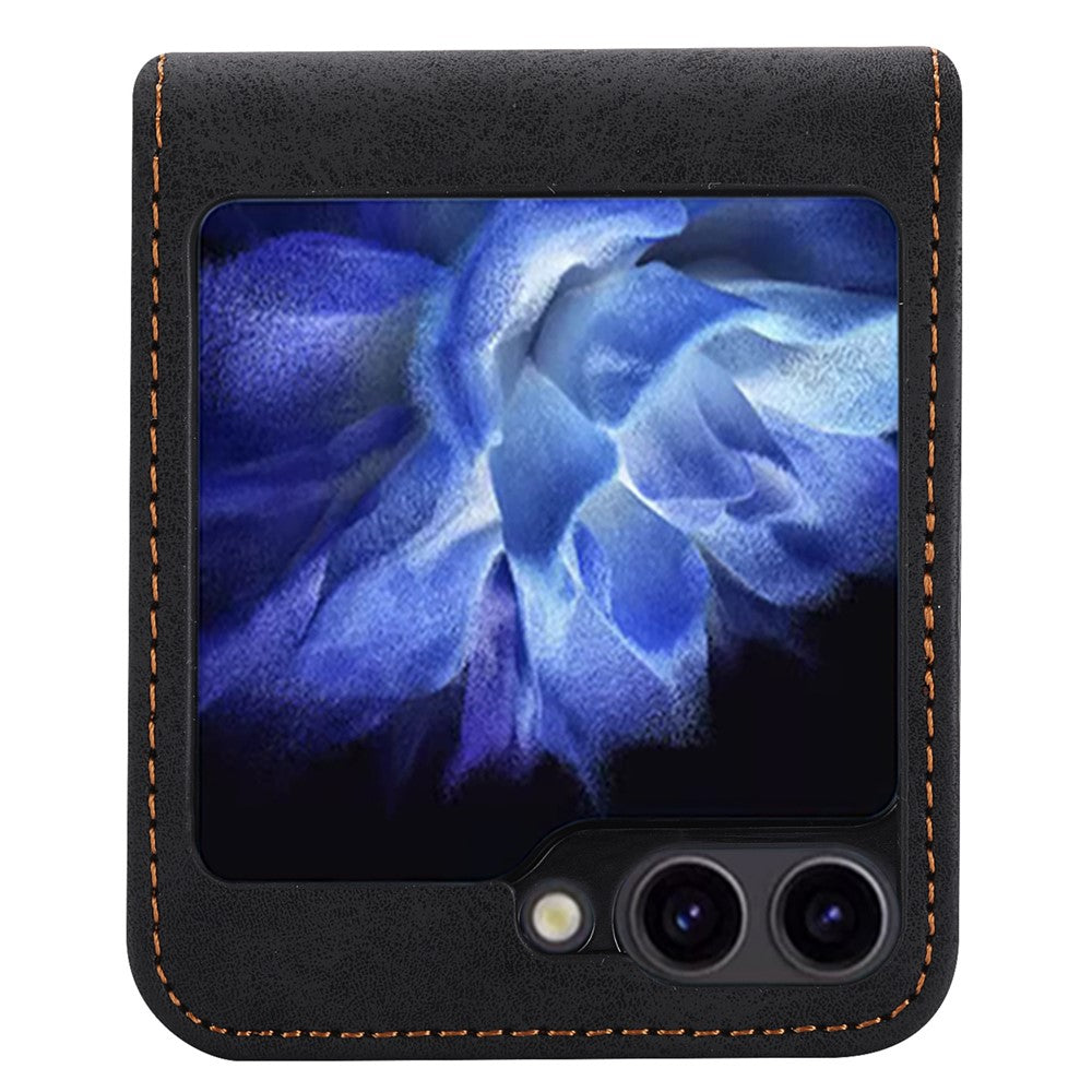 DF-05 För Samsung Galaxy Z Flip7 FE 5G / Z Flip6 5G Skal PU-läder Magnetiskt mobilskal