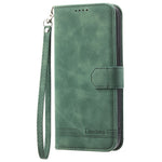 DIERFENG DF-03 Til Samsung Galaxy Z Fold6 5G Pung Telefoncover med Prægede Linjer i Læder