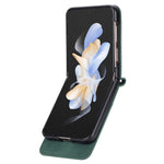 DIERFENG DF-03 kortholder-mobilcover til Samsung Galaxy Z Flip7 FE 5G / Z Flip6 5G med trykte linjer