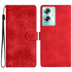 For Oppo A79 5G / A2 5G Case Butterfly Flower PU Leather Magnetic Clasp Phone Cover